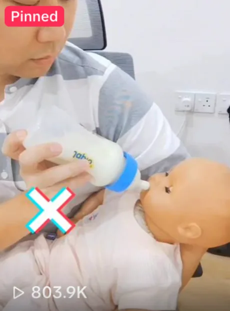 Japlo reel — never feed your baby like this